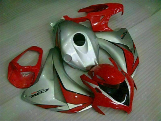 2008-2011 Red Silver Honda CBR1000RR Motorbike Fairing for Sale