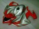 2008-2011 Red Silver Honda CBR1000RR Motorbike Fairing for Sale