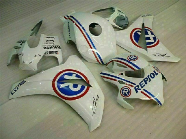 2008-2011 White Blue Repsol Honda CBR1000RR Bike Fairing for Sale