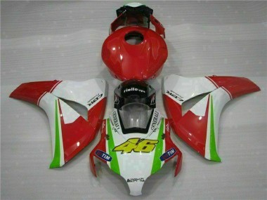 2008-2011 Red White Honda CBR1000RR Bike Fairings for Sale