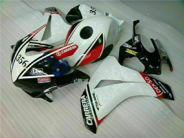 2008-2011 White Black Honda CBR1000RR Motorcylce Fairings & Plastics for Sale