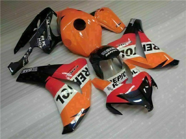 2008-2011 Orange Repsol Honda CBR1000RR Motorcycle Fairings for Sale