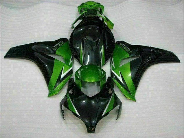 2008-2011 Green Black Honda CBR1000RR Motorbike Fairings for Sale