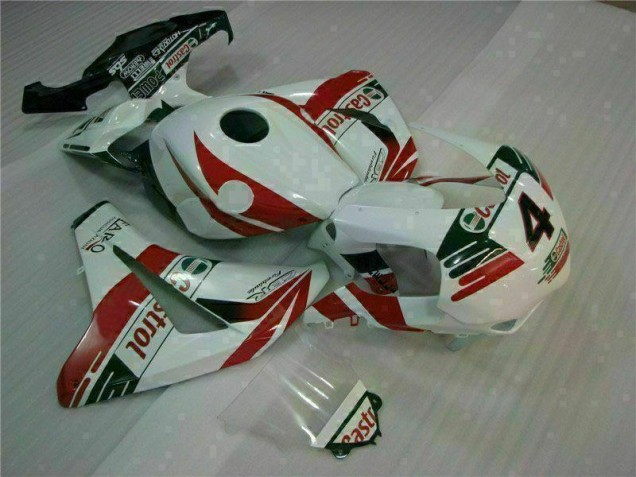 2008-2011 White Castrol 4 Honda CBR1000RR Motorcycle Fairing for Sale