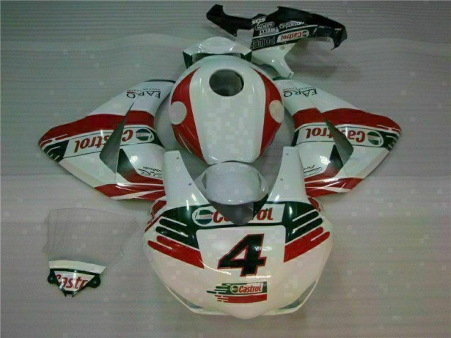 2008-2011 White Castrol 4 Honda CBR1000RR Motorcycle Fairing for Sale