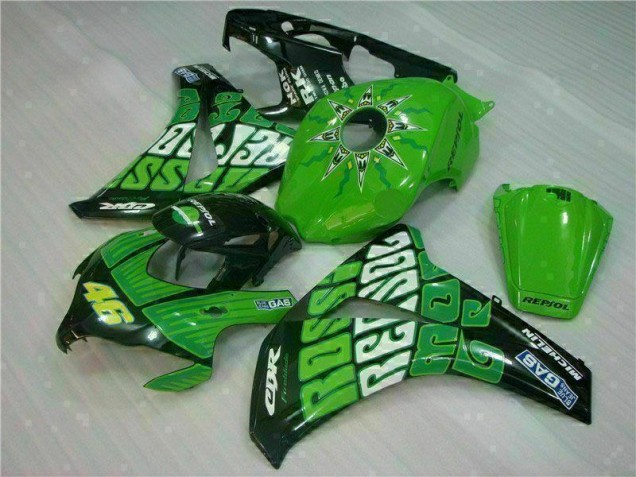 2008-2011 Green Honda CBR1000RR Motorbike Fairing for Sale