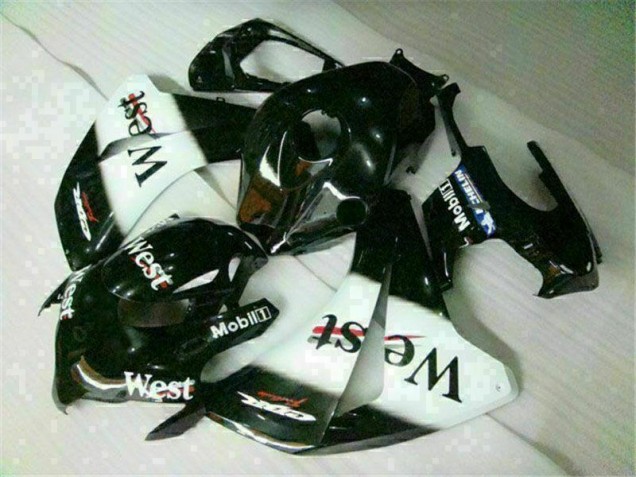 2008-2011 White Black West Honda CBR1000RR Motorbike Fairing Kits & Plastics for Sale