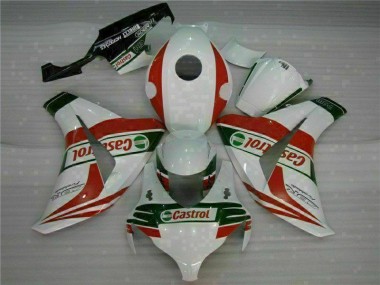 2008-2011 White Red Honda CBR1000RR Motorcycle Replacement Fairings for Sale