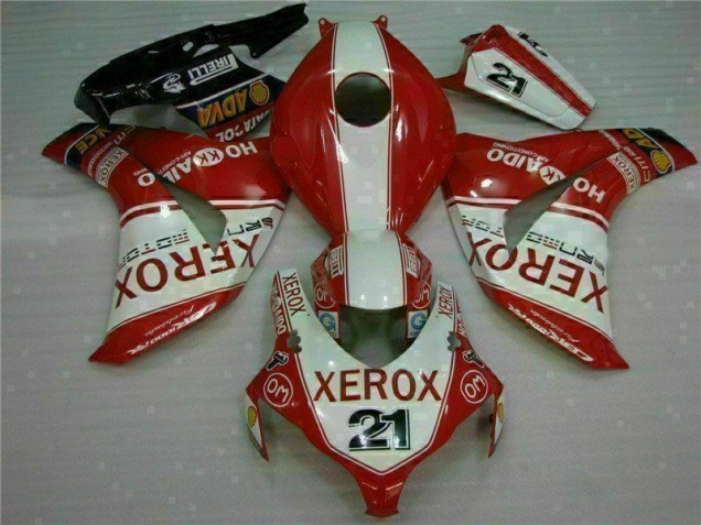 2008-2011 Red Xerox 21 Honda CBR1000RR Motorcycle Fairings Kit for Sale