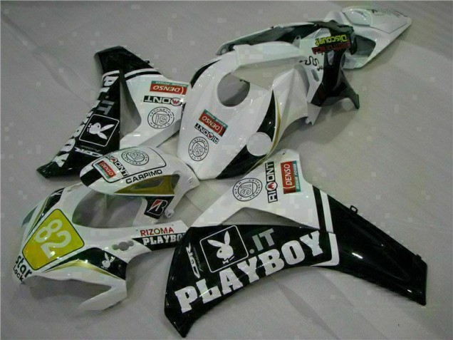 2008-2011 White Black Playboy Honda CBR1000RR Motorcylce Fairings & Bodywork for Sale