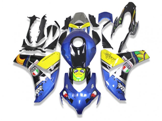 2008-2011 Blue Shark Honda CBR1000RR Motor Fairings for Sale