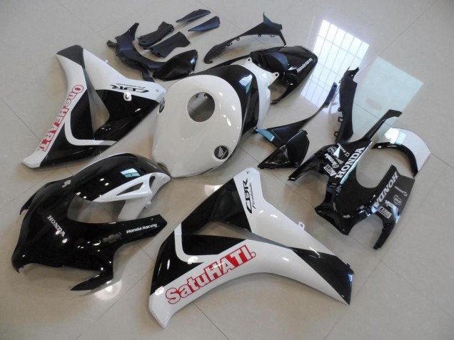 2008-2011 Black White Satuhati Honda CBR1000RR Motorcycle Fairings Kits for Sale