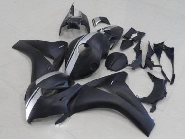 2008-2011 Matte Black and Silver Honda CBR1000RR Motorbike Fairing for Sale