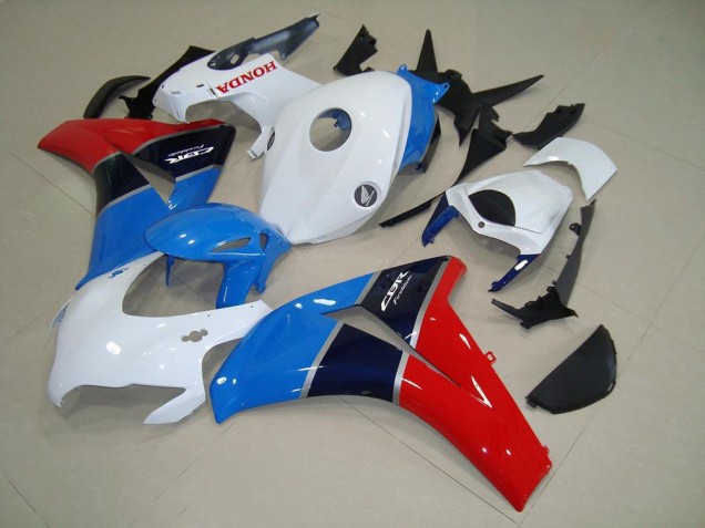 2008-2011 White Blue Red Honda CBR1000RR Motorcyle Fairings for Sale