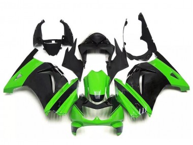 2008-2012 Green Black Kawasaki EX250 Bike Fairings for Sale