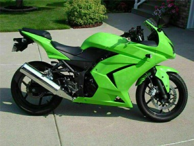 2008-2012 Green Kawasaki EX250 Motorcycle Fairings Kits for Sale