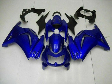 2008-2012 Glossy Blue Kawasaki EX250 Motorcycle Fairings Kit for Sale