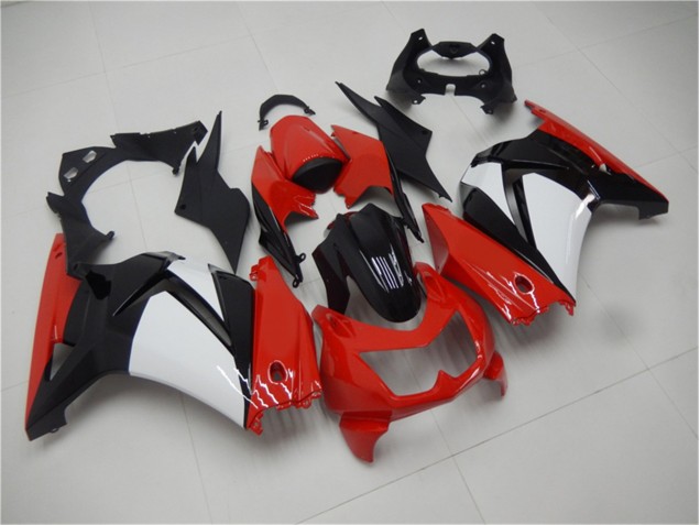 2008-2012 Red Black White Kawasaki EX250 Motorcycle Fairings for Sale