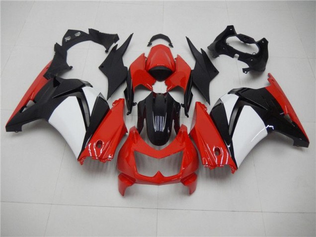 2008-2012 Red Black White Kawasaki EX250 Motorcycle Fairings for Sale