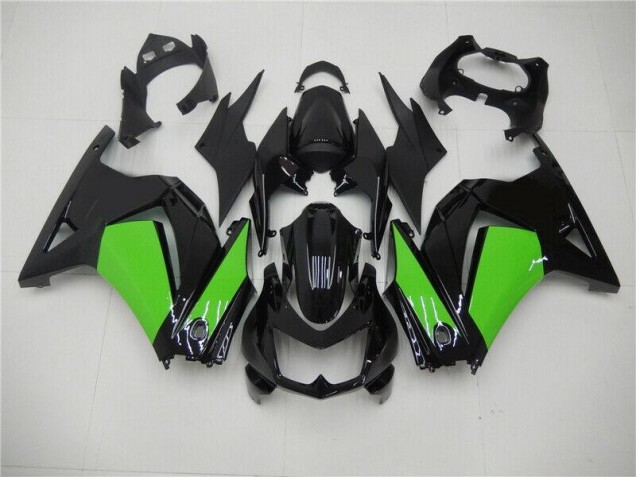 2008-2012 Black Green Kawasaki EX250 Motorcycle Fairing for Sale