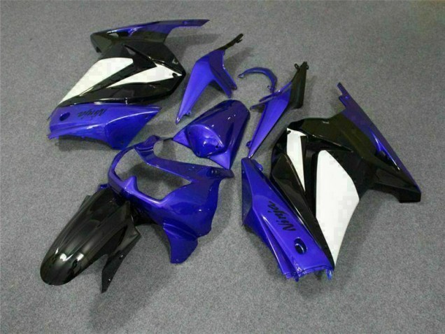 2008-2012 Blue White Black Ninja Kawasaki EX250 Motorbike Fairing for Sale