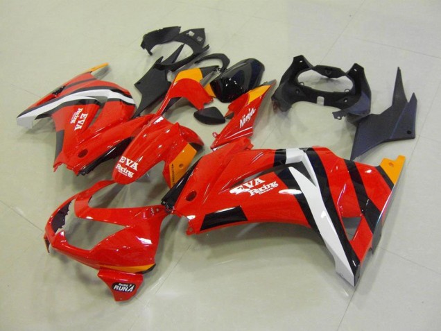 2008-2012 Red Black Kawasaki ZX250R Motor Bike Fairings for Sale