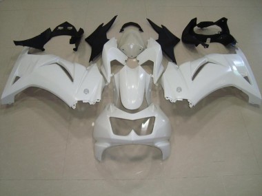 2008-2012 White Kawasaki ZX250R Moto Fairings for Sale