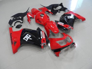 2008-2012 Red Black Kawasaki ZX250R Replacement Fairings for Sale