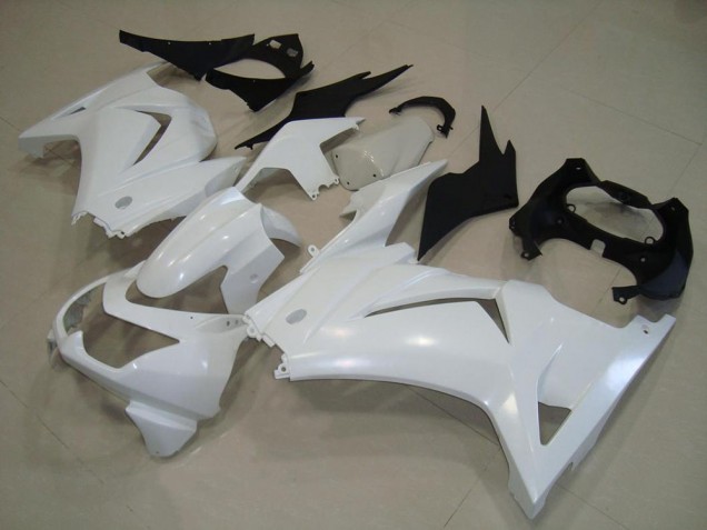 2008-2012 White Kawasaki ZX250R Motorcylce Fairings for Sale