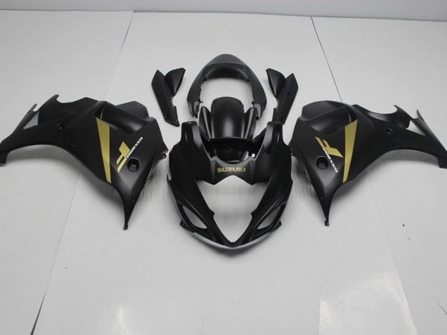 2008-2013 Black Gold Suzuki GSX650F Motorbike Fairing Kits for Sale