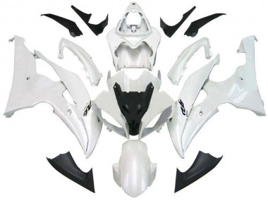 2008-2016 Pearl White R6 Yamaha YZF R6 Motor Bike Fairings for Sale