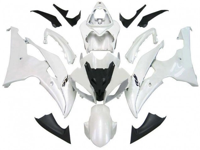 2008-2016 Pearl White R6 Yamaha YZF R6 Motor Bike Fairings for Sale