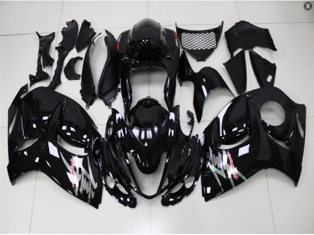 2008-2019 Glossy Black Suzuki GSXR 1300 Hayabusa Bike Fairing Kit for Sale