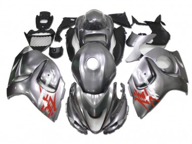 2008-2019 Silver Suzuki GSXR 1300 Hayabusa Motor Fairings for Sale