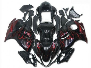 2008-2019 Black Red Suzuki Hayabusa GSXR1300 Motorcylce Fairings for Sale