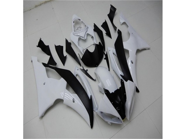 2008-2016 White Black Yamaha YZF R6 Bike Fairings & Bodywork for Sale