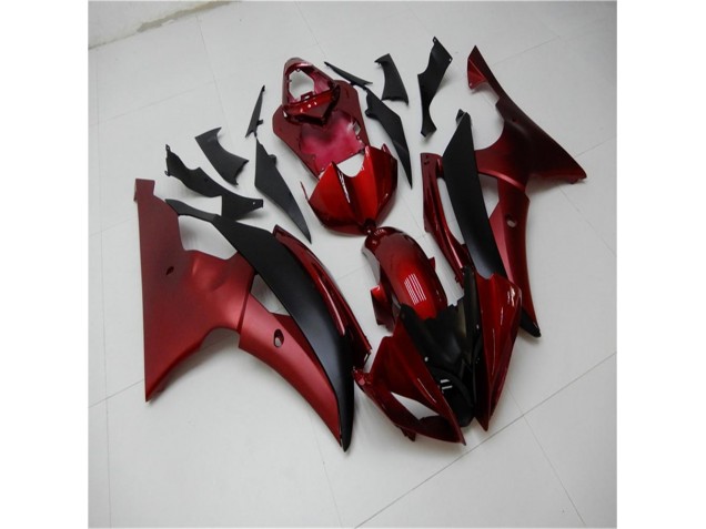 2008-2016 Red Black Yamaha YZF R6 Bike Fairing Kit for Sale