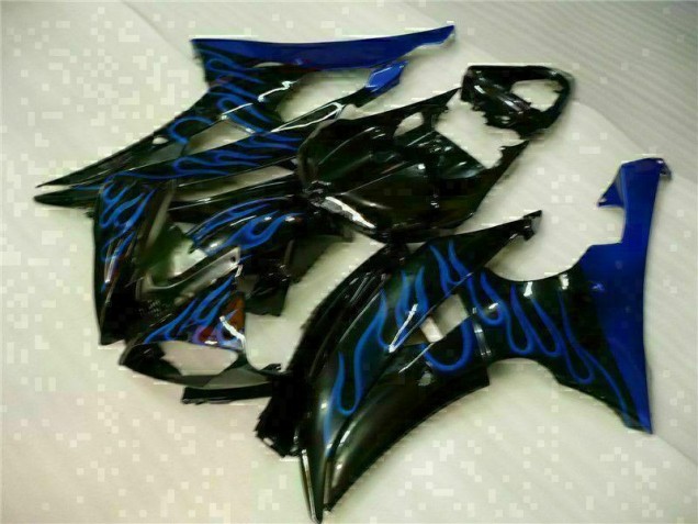 2008-2016 Blue Flame Black Yamaha YZF R6 Motorcylce Fairings for Sale