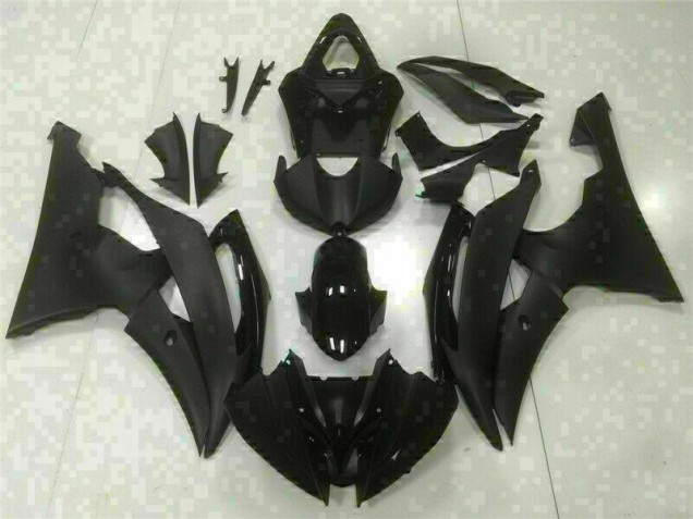 2008-2016 Black Yamaha YZF R6 Replacement Motorcycle Fairings for Sale