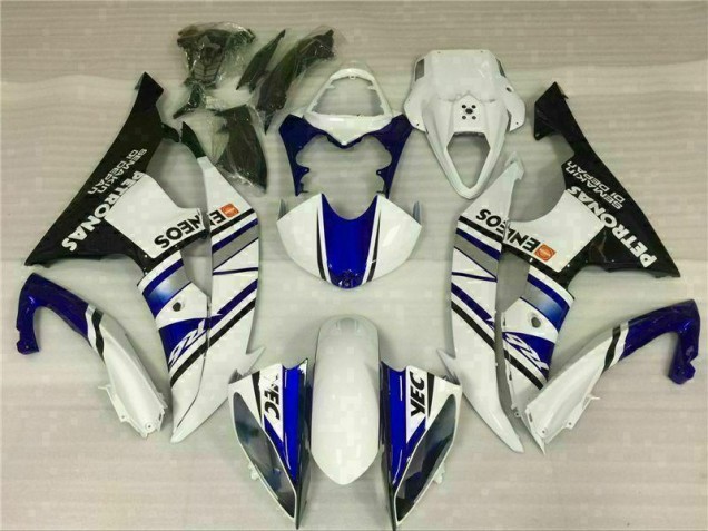 2008-2016 Blue White Blue White ENEOS Yamaha YZF R6 Bike Fairing Kit for Sale