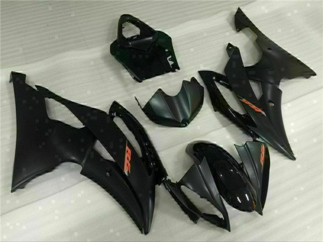 2008-2016 Black Yamaha YZF R6 Motorbike Fairing Kits for Sale