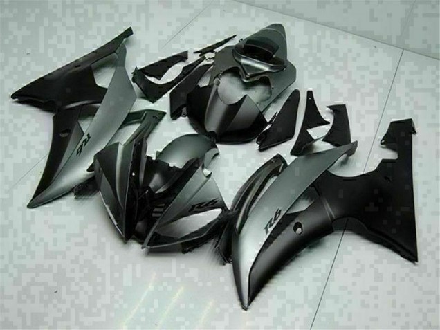 2008-2016 Grey Black Yamaha YZF R6 Moto Fairings for Sale