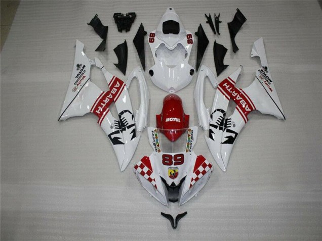 2008-2016 White Yamaha YZF R6 Motorbike Fairings for Sale