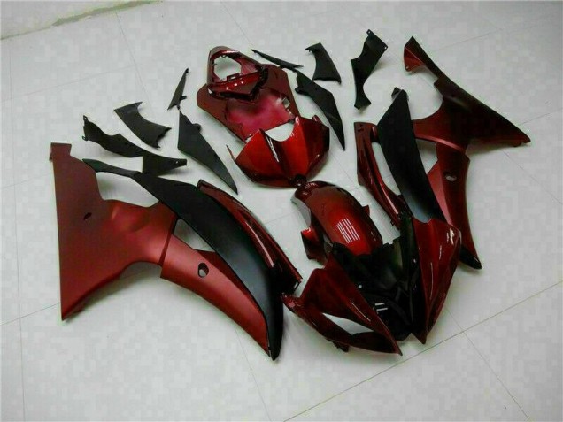 2008-2016 Red Black Yamaha YZF R6 Motorcycle Fairings Kits for Sale