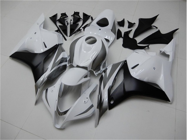 2009-2012 White Silver Black Honda CBR600RR Motor Bike Fairings for Sale