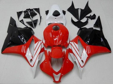 2009-2012 Red White Black Honda CBR600RR Replacement Motorcycle Fairings for Sale