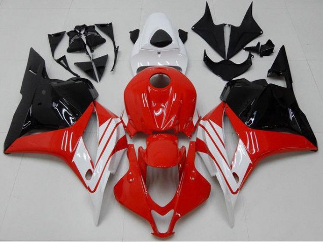 2009-2012 Red White Black Honda CBR600RR Replacement Motorcycle Fairings for Sale