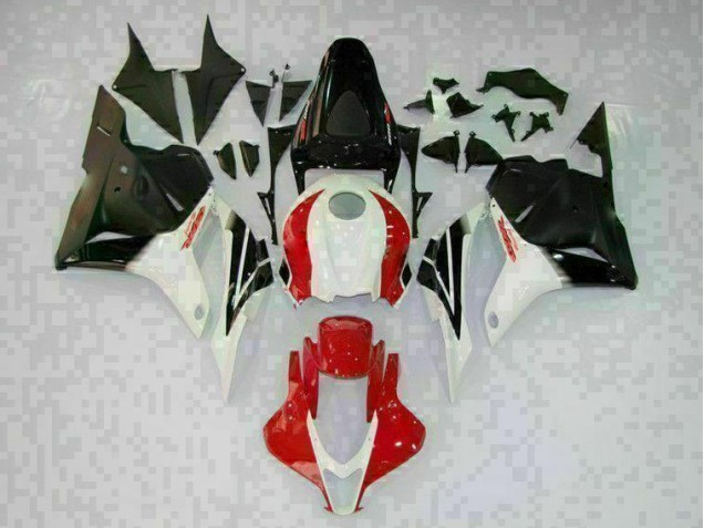 2009-2012 White Black Red Honda CBR600RR Motorcycle Fairings Kit for Sale