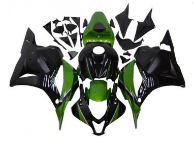 2009-2012 Green Black Honda CBR600RR Motorcycle Fairings Kit for Sale