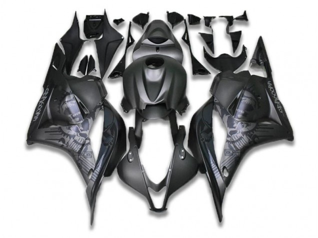 2009-2012 Grey Black Honda CBR600RR Motorcycle Fairings Kit for Sale